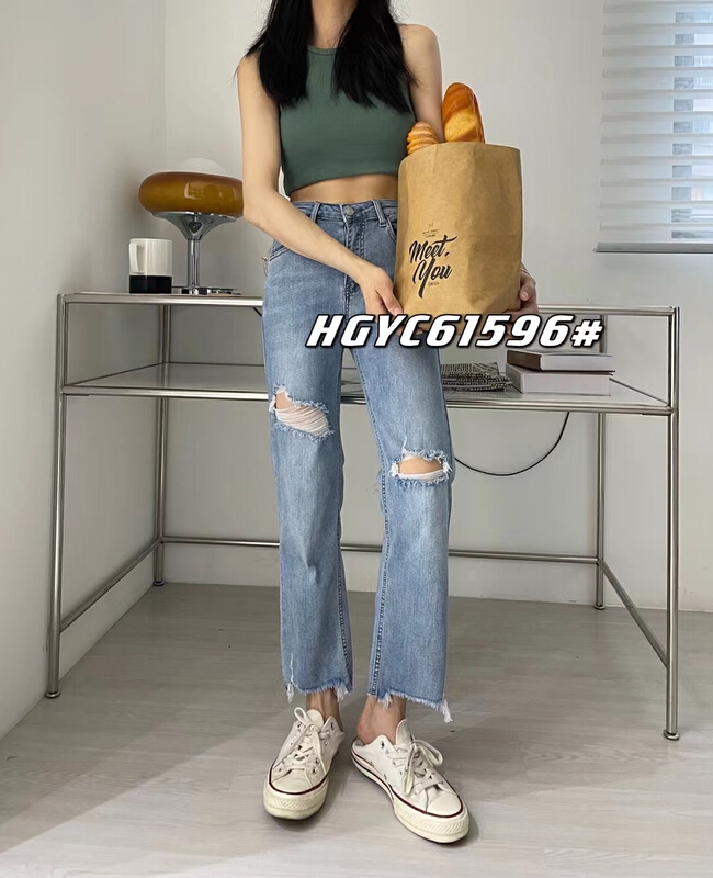 [Nobody] no fading, abrasion, cutting edge design smoke tube jeans 61596\l