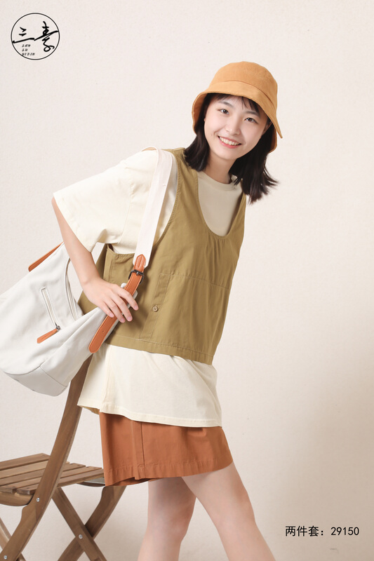 [original three element clothing] simple leisure retro suit 29150