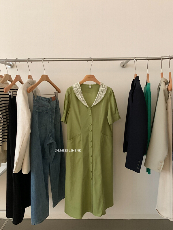 In early summer! [Imiss] Korean fashion color matching dress cx6270\lsw