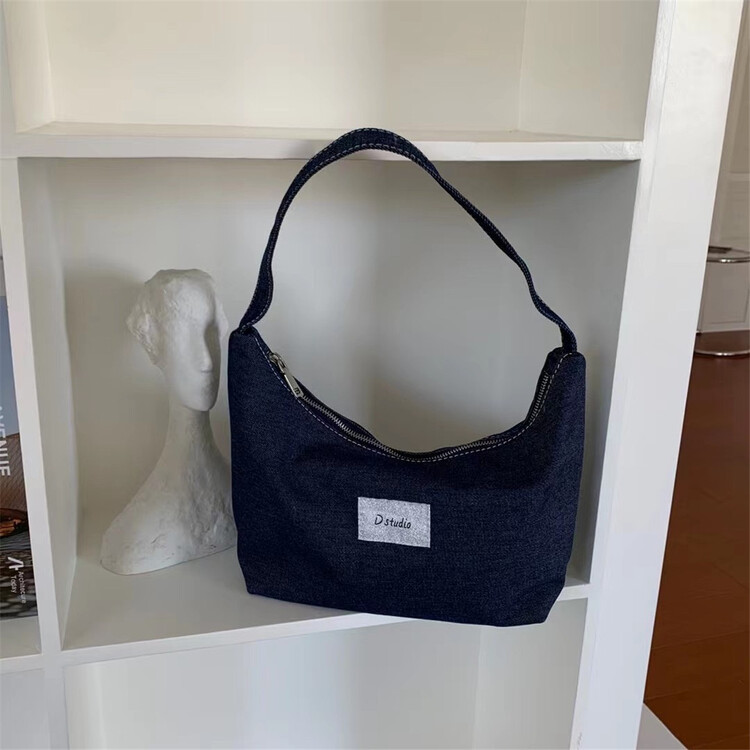 [double C] casual denim versatile shoulder bag 7023\cyq