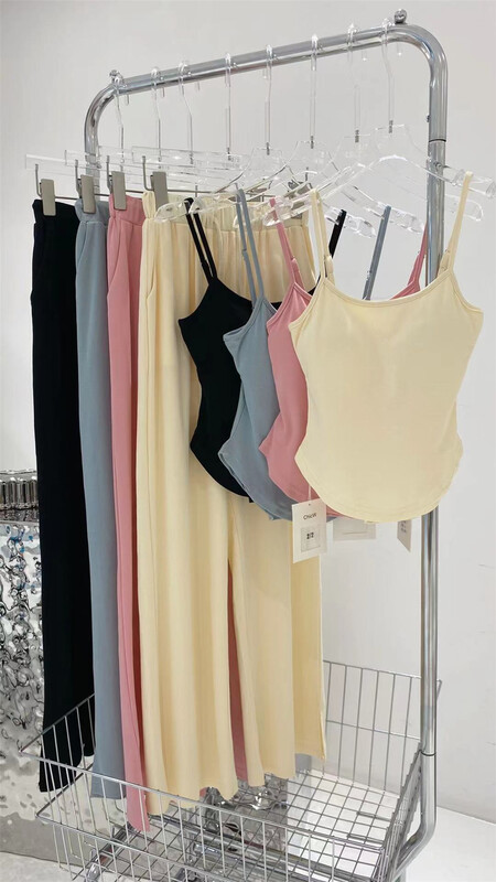[2/2chicw] pure slimming suspender Vest + loose comfortable casual pants set 886\pcz