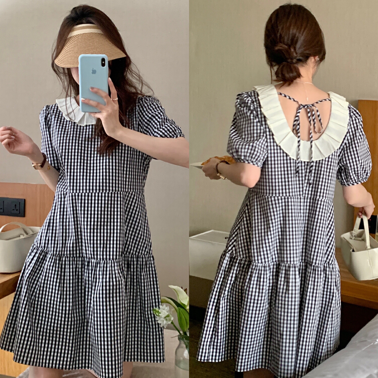 【 bobi 】 sweet Korean aging dress 8943\hjy
