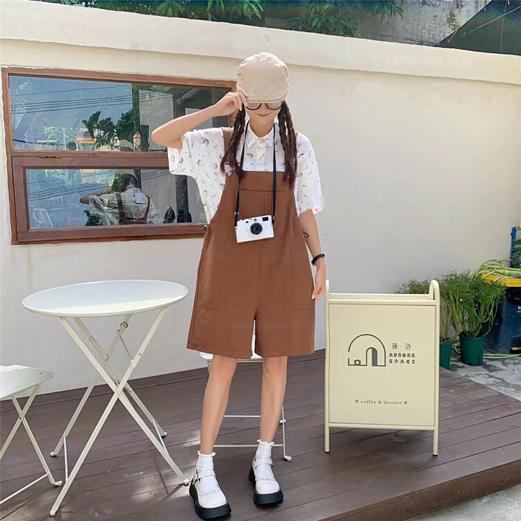 [hua+] drawcord design solid color strap pants 7212\lsw