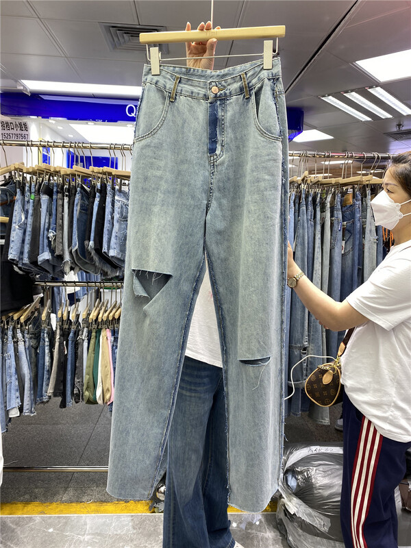 [TIMI] distressed baggy Vintage Jeans ys1-2027\lsw