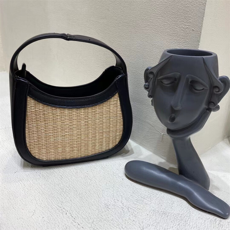 [misslan] Vintage stitched woven Messenger Handbag (with shoulder strap) e135\xj
