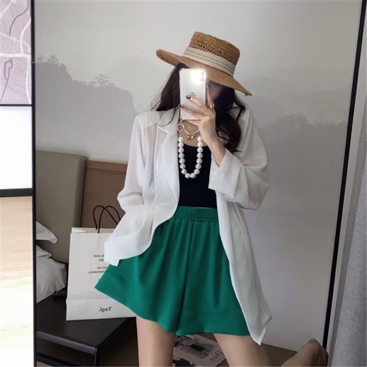 In early summer! [Shangpin Wanqian] versatile elastic waist casual shorts ys1-219\hjy