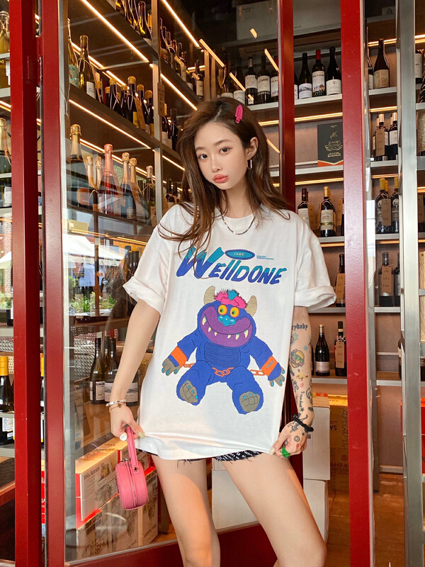 [YT] cartoon American Printing fashion short sleeve T-shirt t51365\pcz