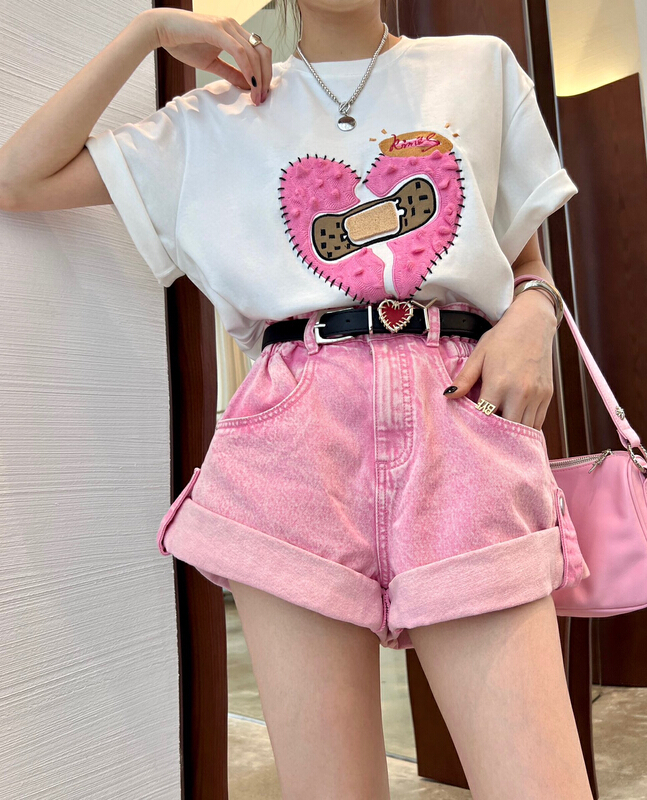 [YT] high waist simple versatile jeans (with belt) k59102\pcz