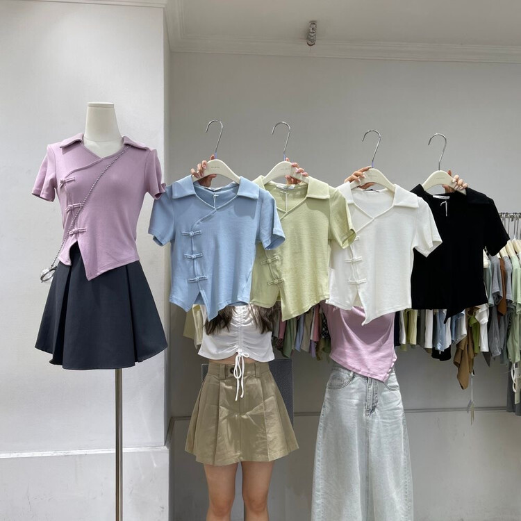 [morada] Chinese Polo short sleeve shirt 602316\xyy