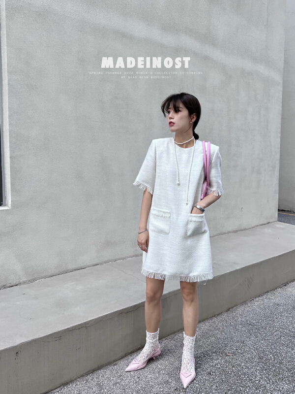 New year in early spring! [OSHA madeinost] high-level small fragrant tassel dress 86192\ll
