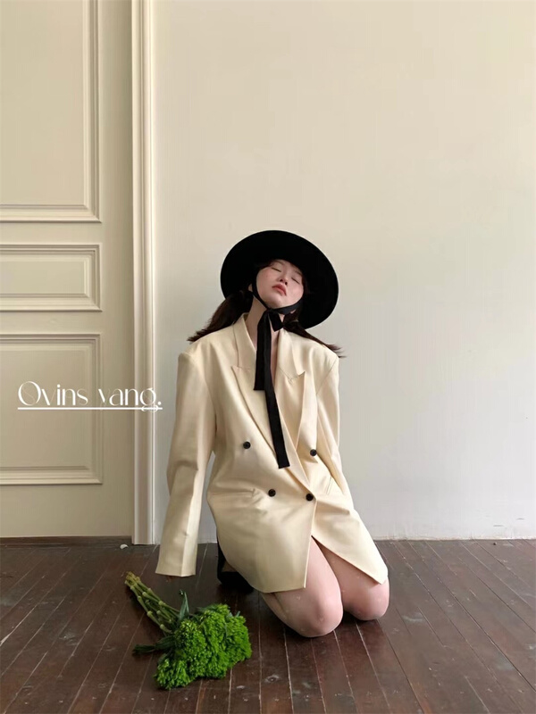 New year in early spring! [ovinsyang] simple breasted suit 8698\wtt