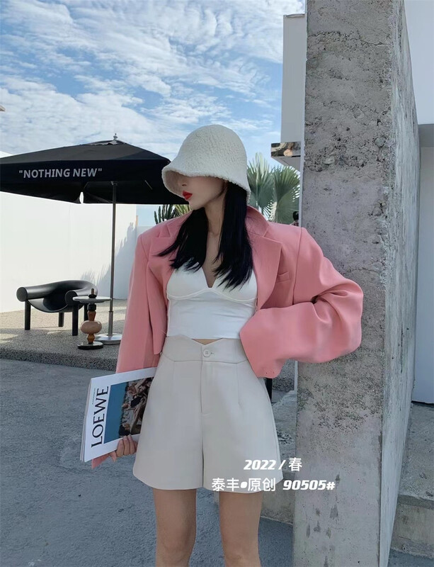 New year in early spring! [Taifeng] Korean style simple and slim western style casual shorts 90505\l