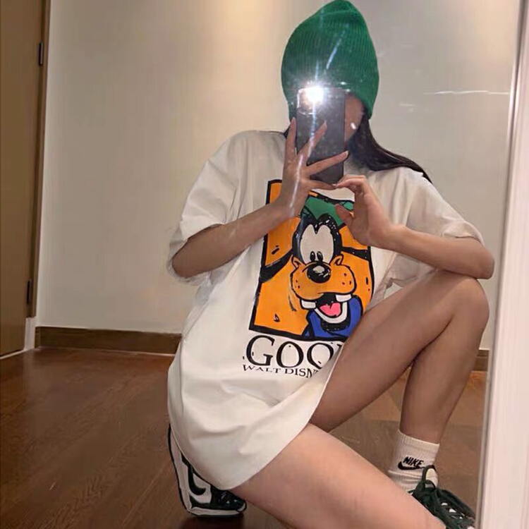 [ziyijia] Korean version versatile cartoon short sleeve T-shirt ys1-1112\wtt