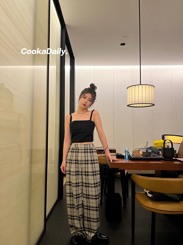 Original price 63.16! [wgwe] slim and wide leg casual pants 1252\pcz