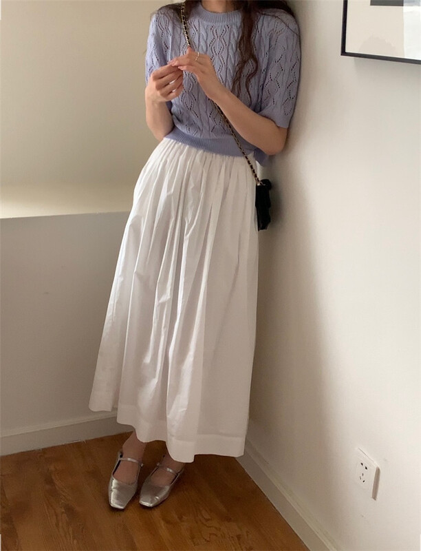 【 bluepops 】 Korean loose and versatile skirt a2336\zxl