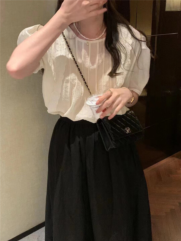 [amega] Korean version simple personalized shirt 6983\hbx