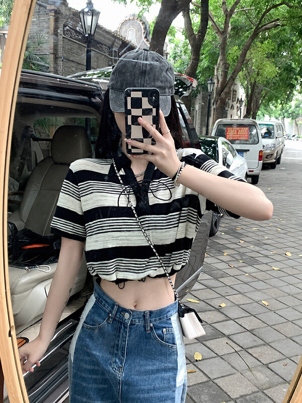 [wgwe] French stripe fashion shirt 1904\pcz