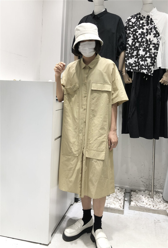 [three and two] Japanese simple and versatile dress 99127\l