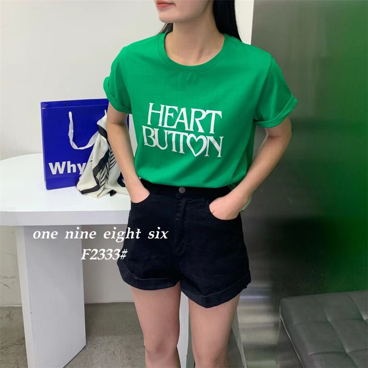 [1986] casual simple letter short sleeve T-shirt 2333\xyy