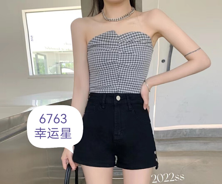 [J-star] simple and versatile skinny denim shorts 6763\cl