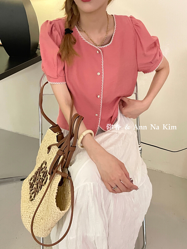 [Mi Xiang] xiaoxiangfeng open thread button shirt 5373\hjy