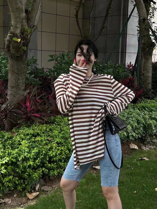 [c.h.z] split back casual simple versatile sunscreen shirt 90963\wtt