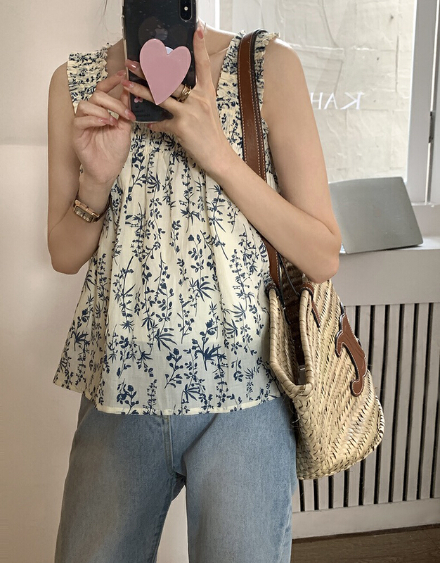 [tototellme] Korean holiday style suspender shirt (excluding matching) 25132\hbx