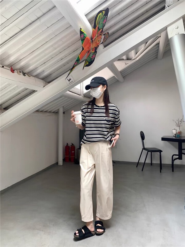 [Susan] simple and loose retro casual pants 19173\lsw
