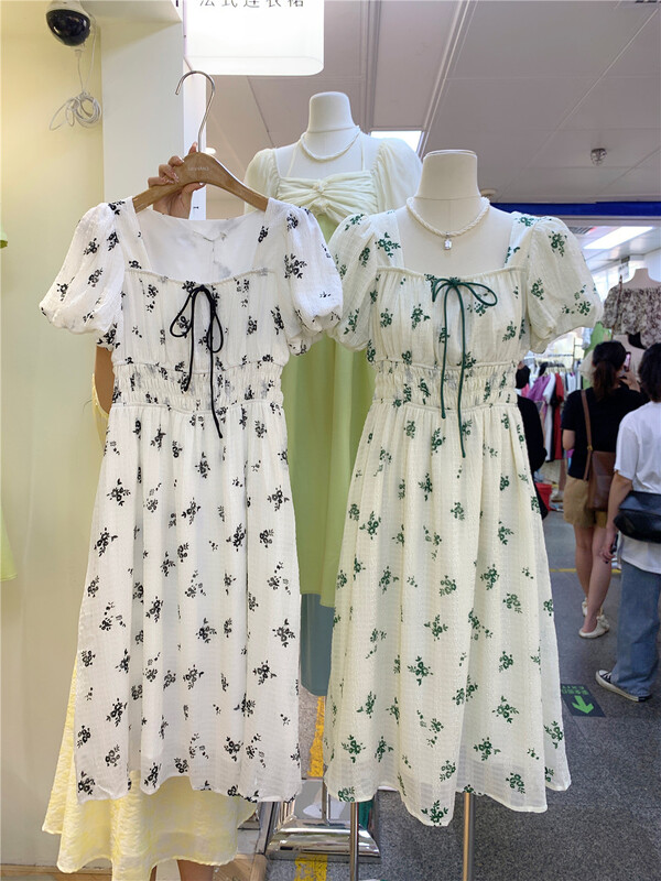 [Lulu grace] French style fresh waist dress 6339\zjy