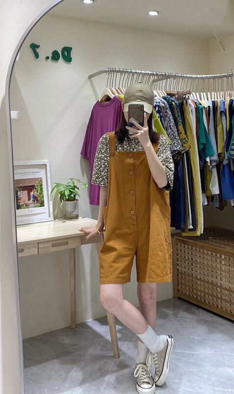 [da.7] Korean breasted comfortable strap pants (pants only) 2618\lsl