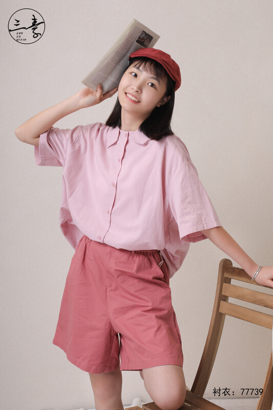 [original three plain clothes] versatile clean casual shirt 77739