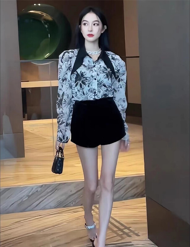 [semi plain] Korean style versatile slim and clean casual shorts ys1-h025\zjy