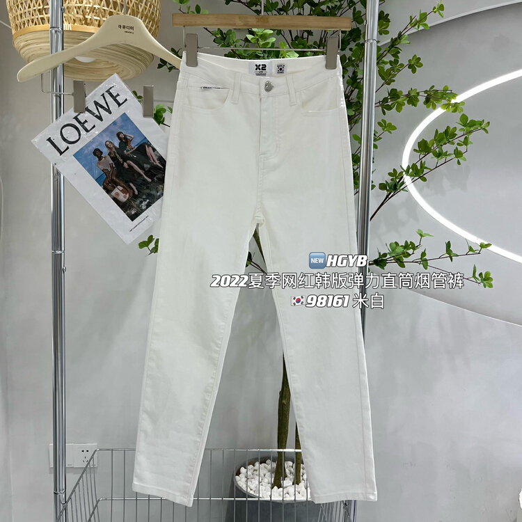 [Korean original standard x2] slim straight pipe jeans 98161-3\wtt