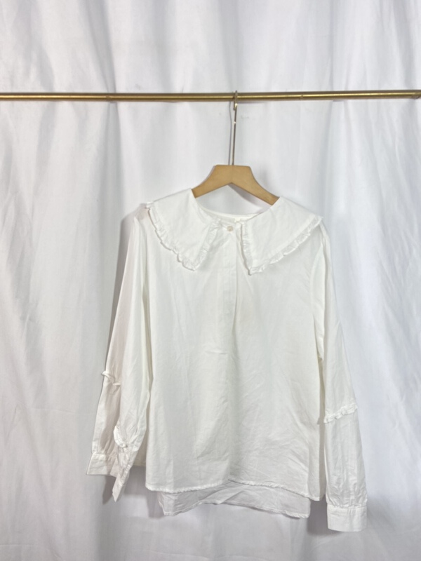 [Yi show shop] baby collar simple comfortable shirt 1581\\cl
