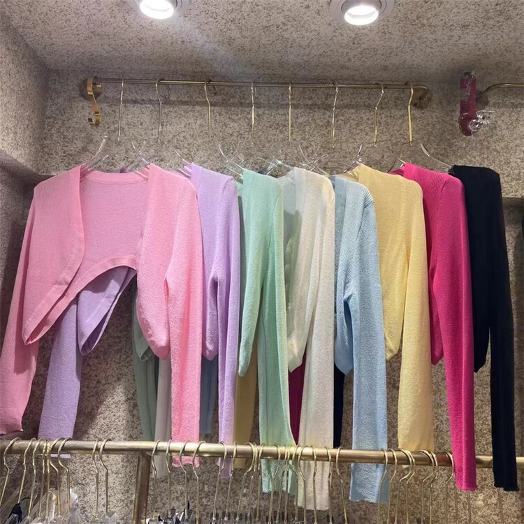 [little woman] solid color cardigan versatile T-shirt ys1-001\pcz