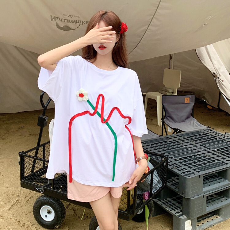 [ycnana] Korean casual loose short sleeve T-shirt 83901\lsw