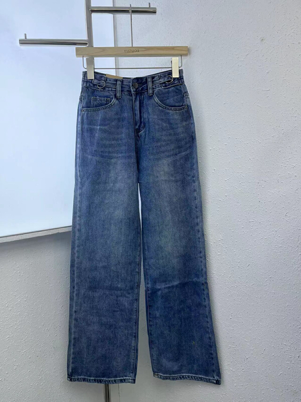Original price 28.20! [okd] fashionable and versatile floor sweeping jeans 10380\zxl