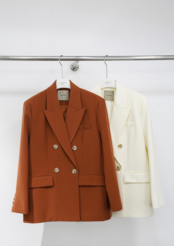 A new year in early spring! [C oni] Korean fashion double breasted suit ol222x4155\zxl