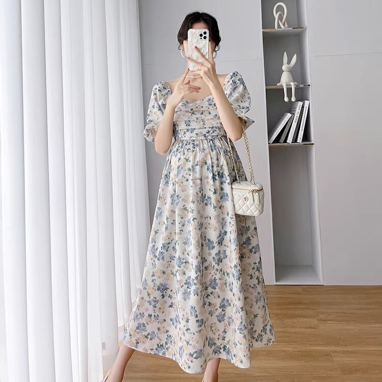 [jun.t] Korean floral slim dress 6226\pcz