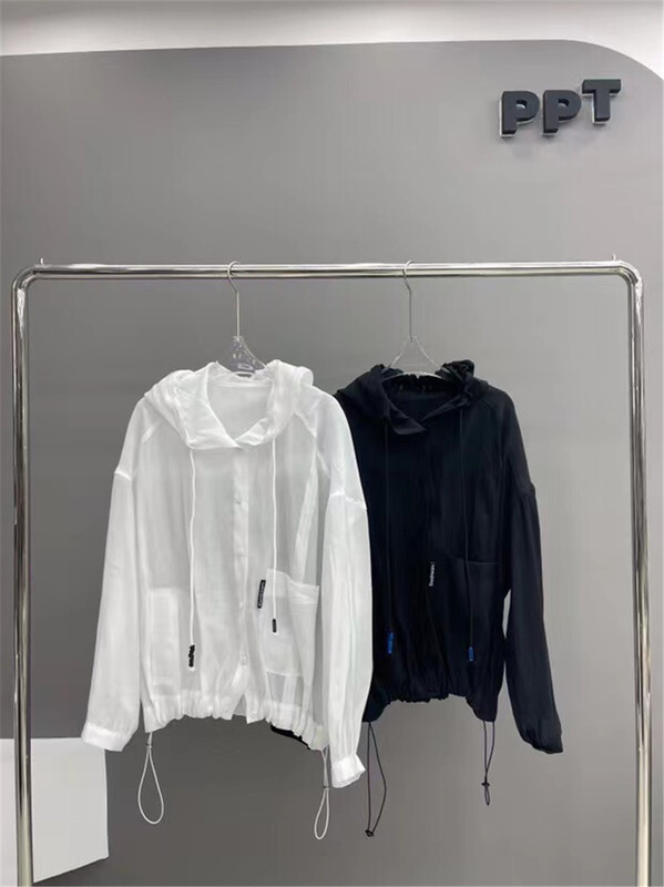 [ppt] hooded single breasted comfortable sunscreen shirt 6577\l