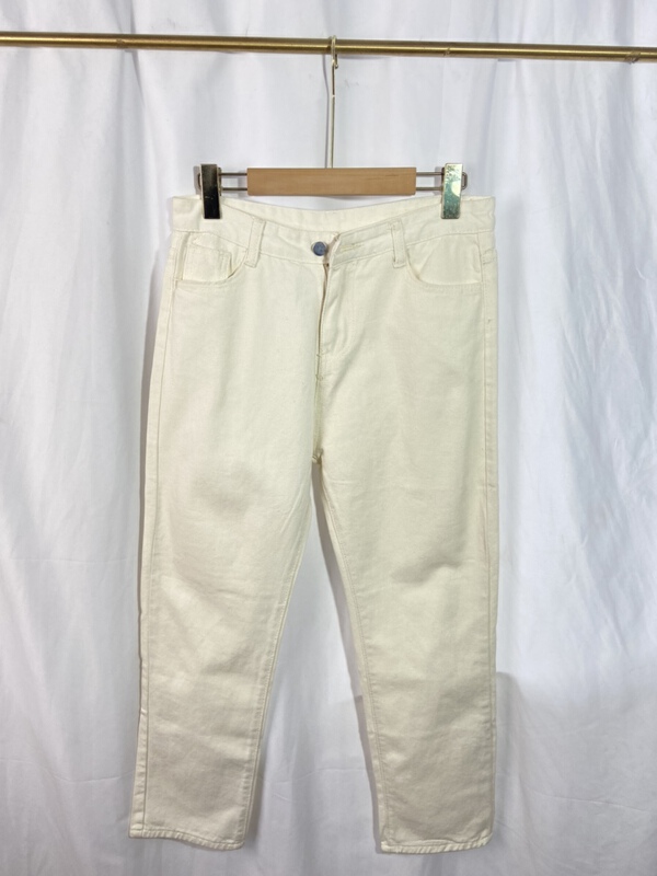[Yi show shop] simple and slim western style jeans 1591\cl