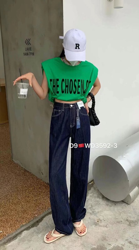 [x2 square] Korean style versatile jeans wd3592\ll