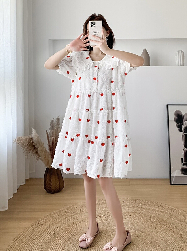 [JH] new net red love baby collar dress (excluding matching) 41920\pcz