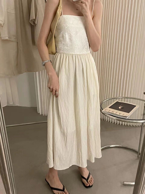 [Zoe Zoe] suspender Korean fresh dress c928\zjy