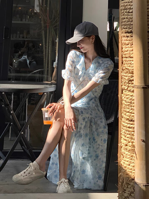 [Kiki studio] Korean one piece Jacquard Dress 6037\hjy