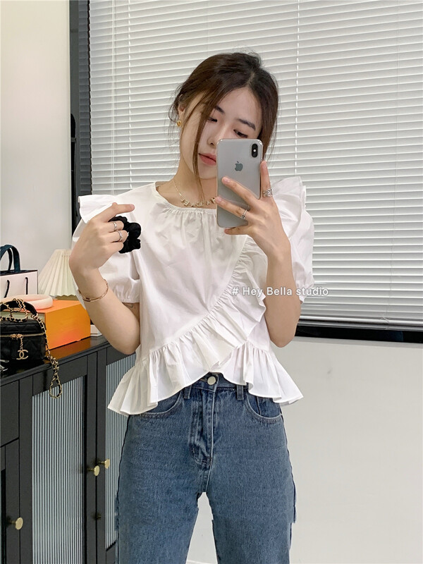 [hey Bella] Korean comfortable and versatile shirt 1192-1\ll