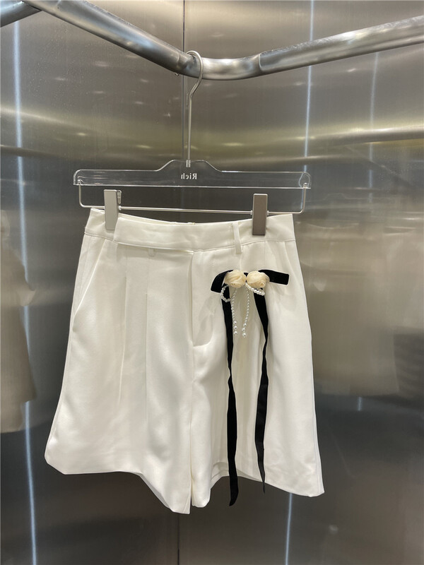 New year in early spring! [rich people] fashionable jacquard casual shorts (bow can not be removed) 0927\pcz