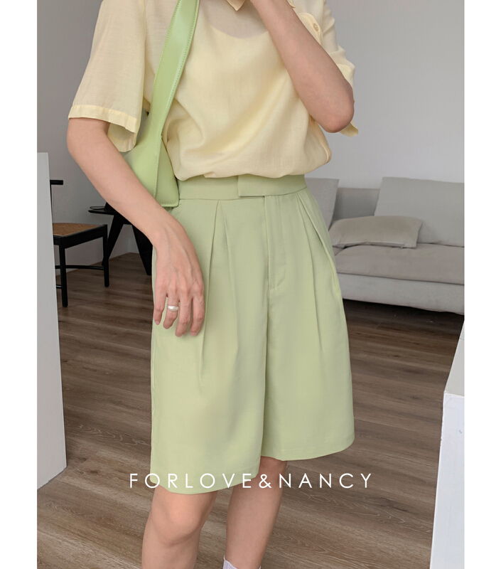 [FN] solid color versatile Korean casual shorts nb2sbg368\cqw
