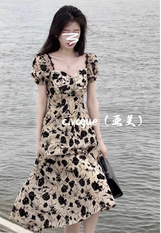 [c.vogue] French style slim dress 3879\pcz