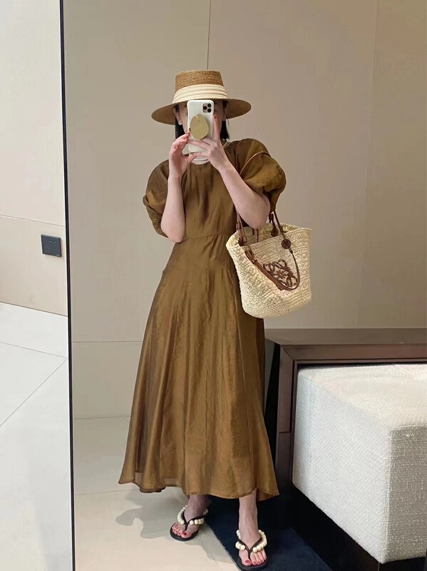 [cottoncandy] French elegant waist closing gentle dress 22s529\xj